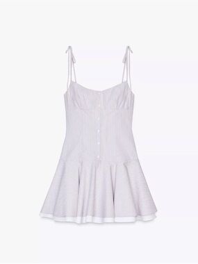 Zara striped mini dress